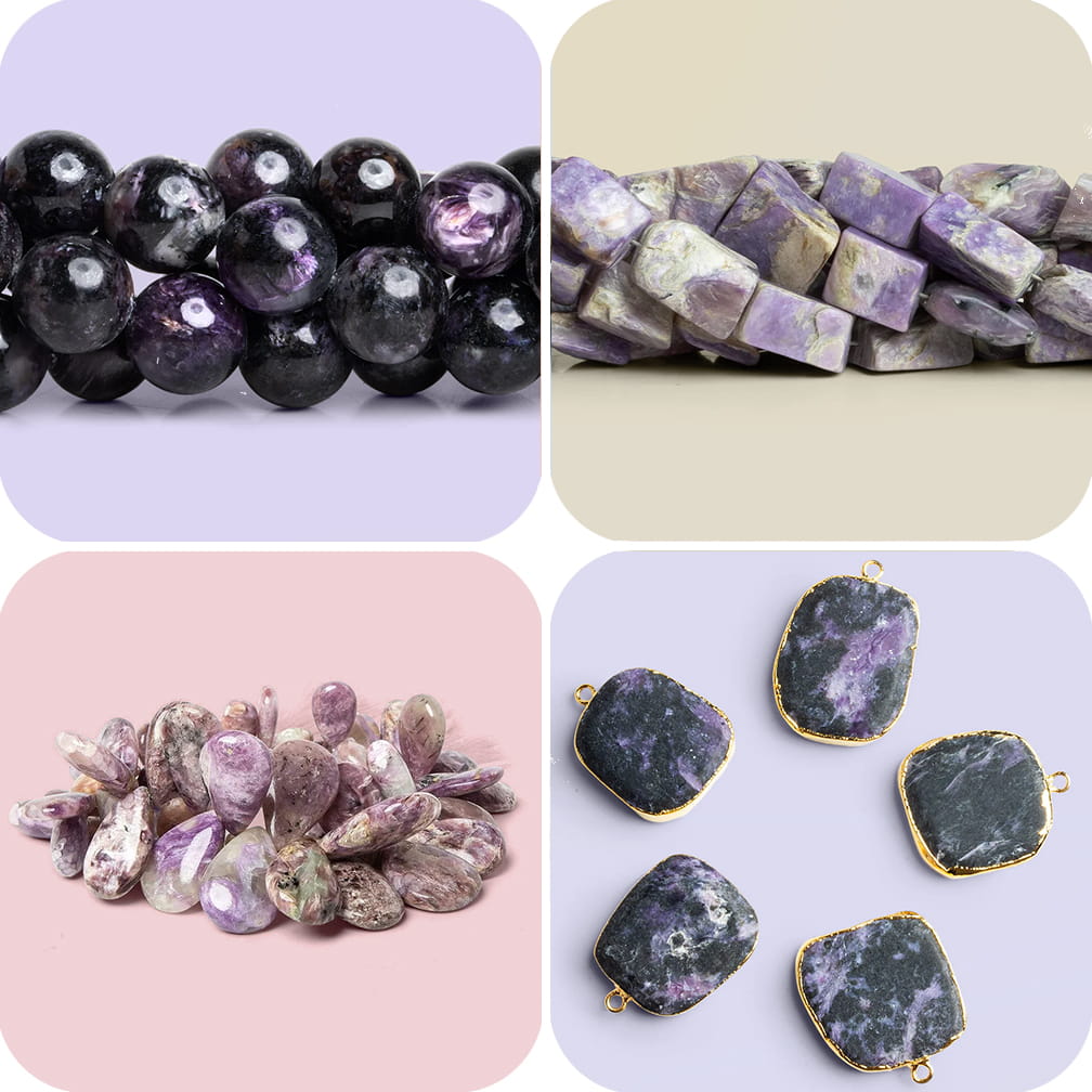 Charoite Beads - The Bead Traders
