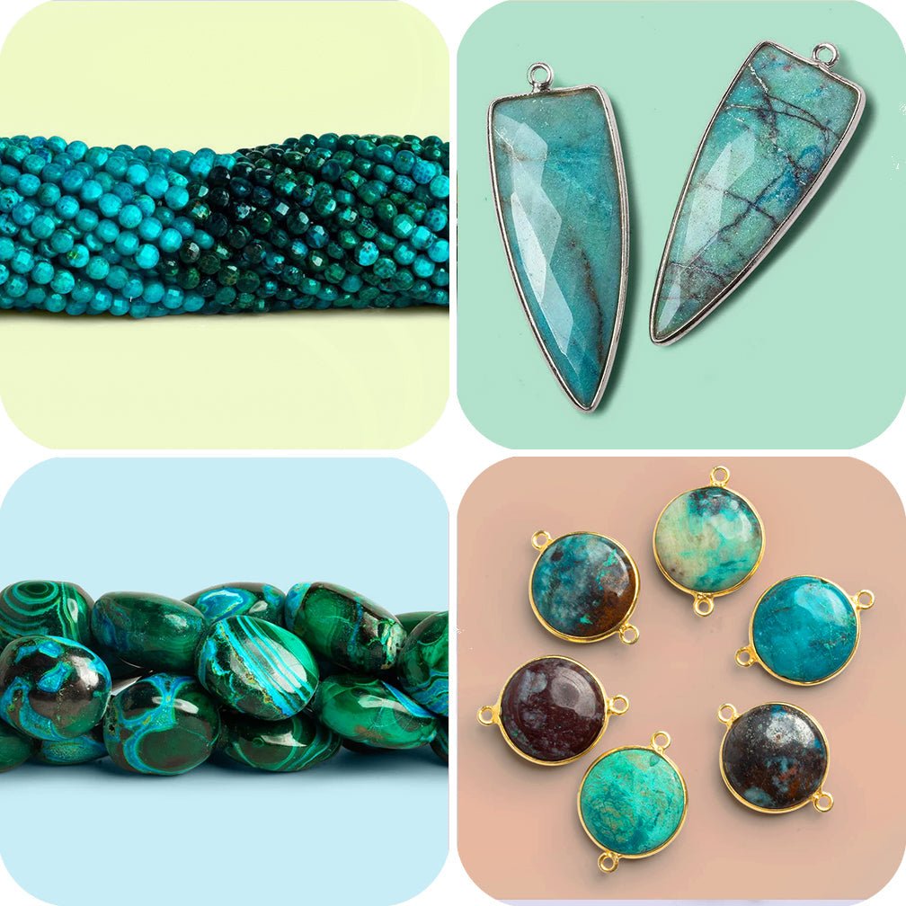 Chrysocolla Beads - The Bead Traders
