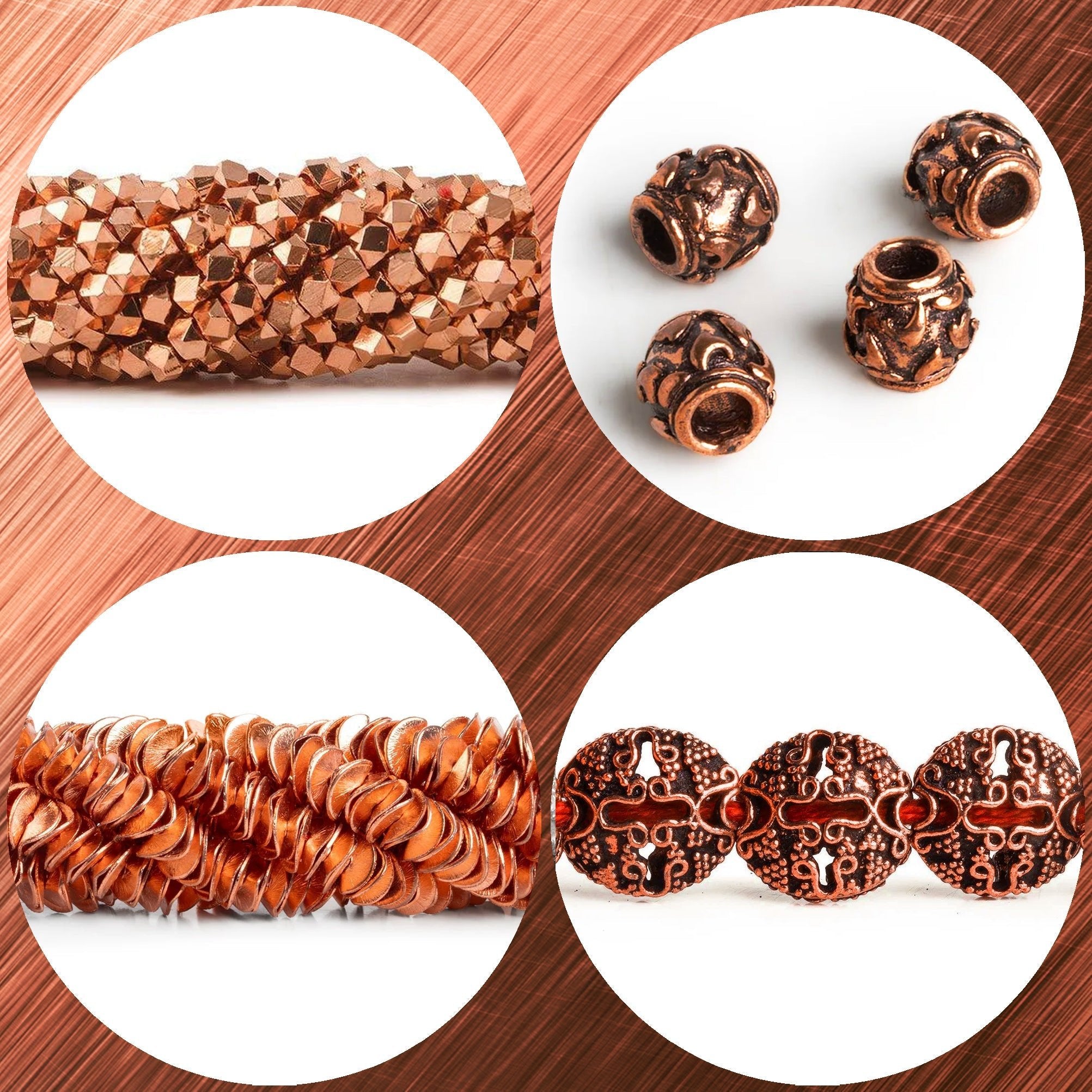 Copper Beads - The Bead Traders