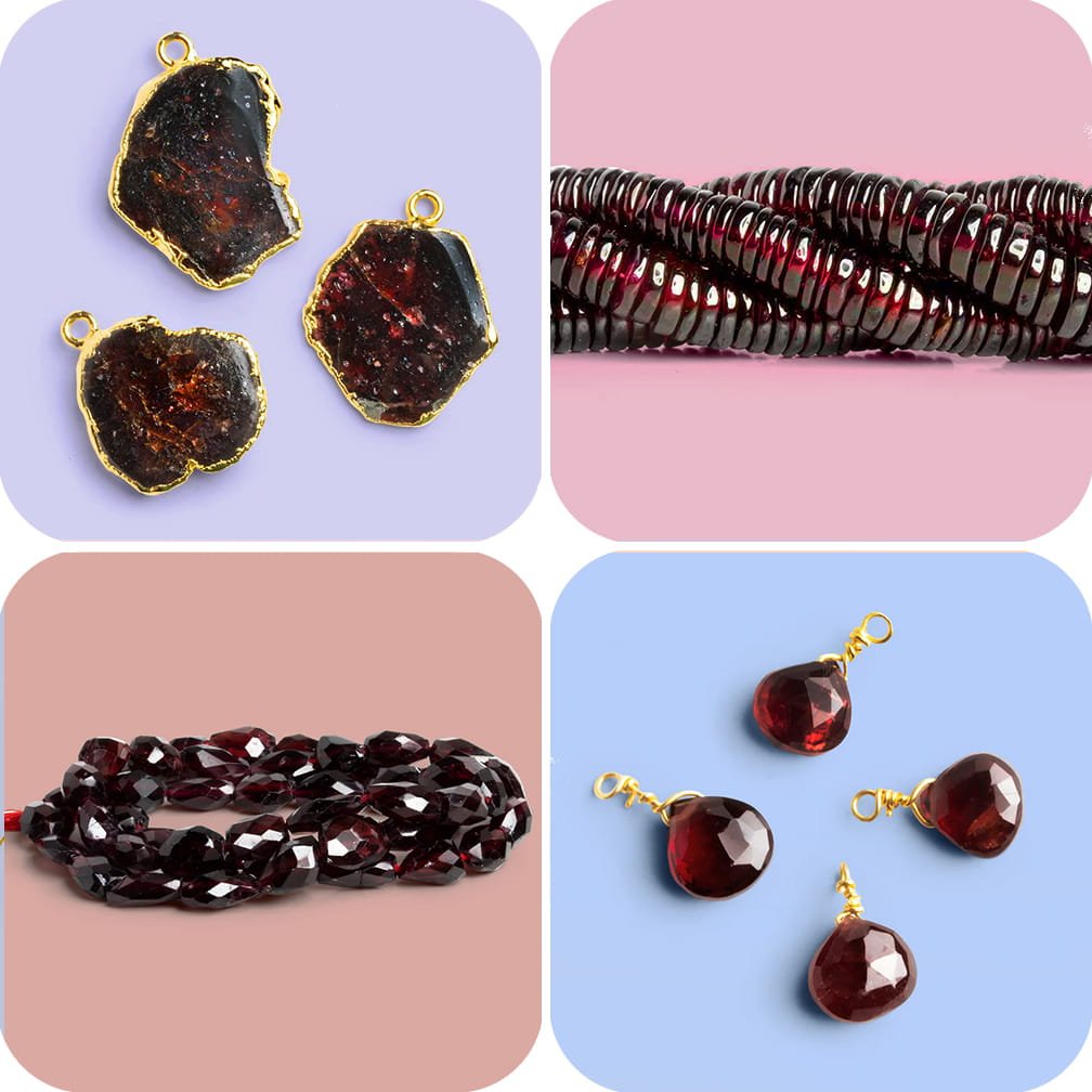 Garnet Beads - The Bead Traders