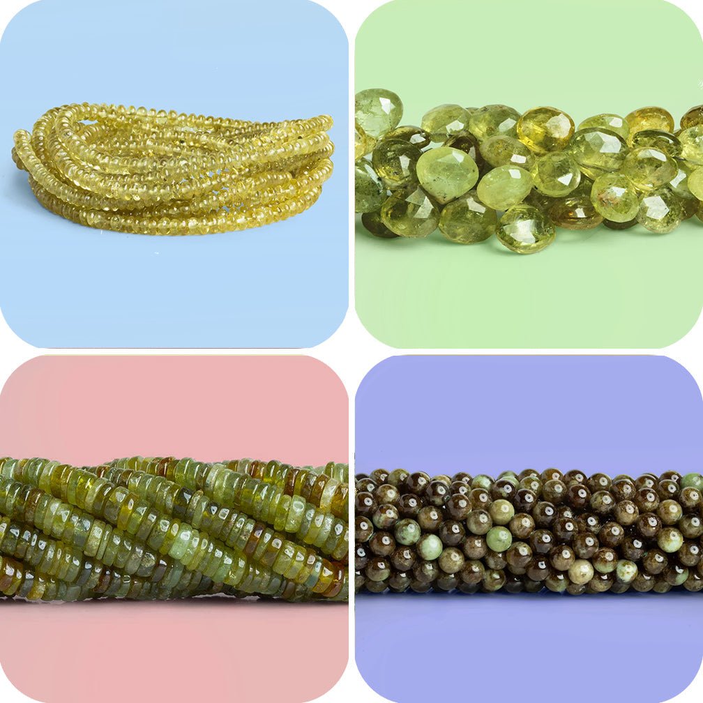 Grossular Garnet Beads - The Bead Traders