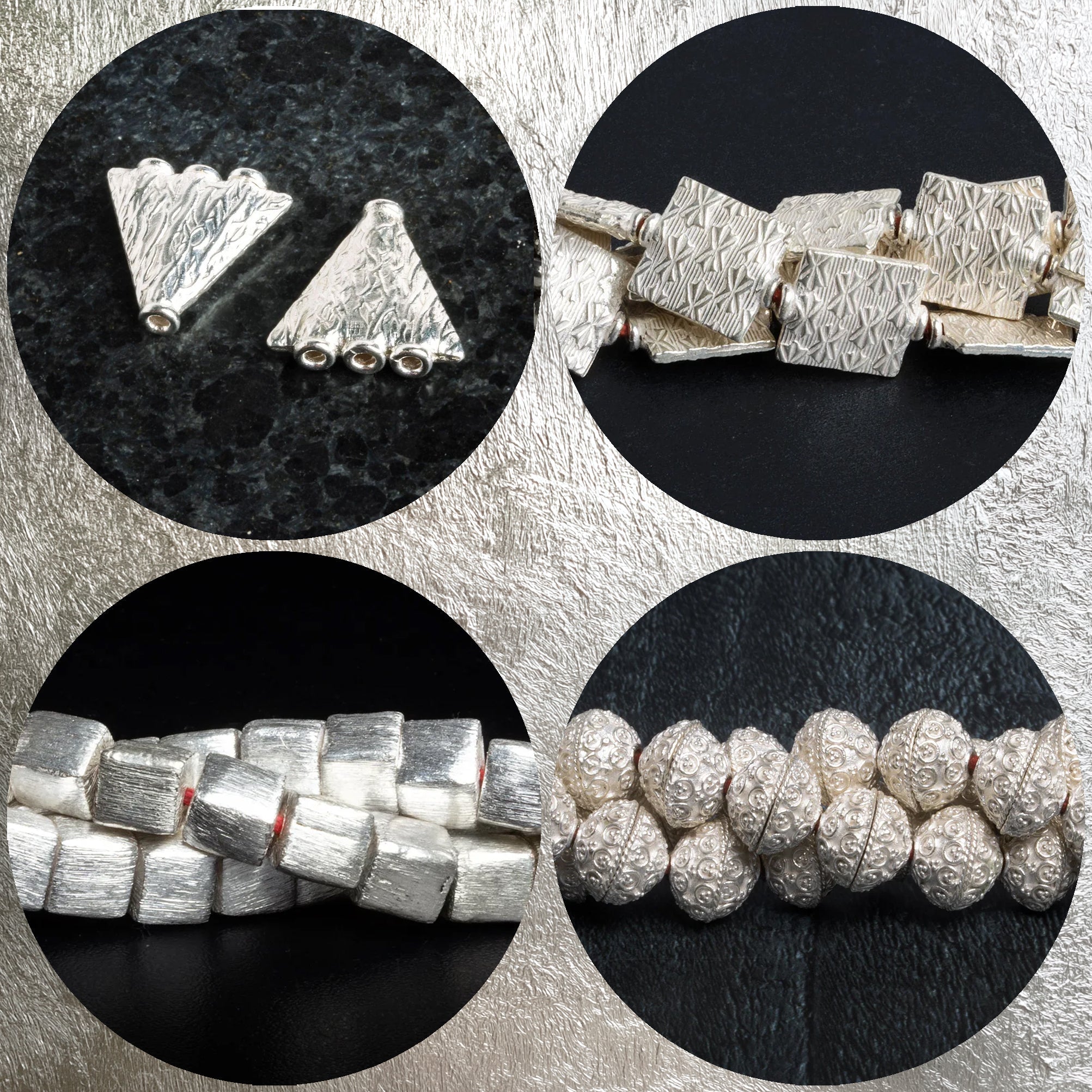 Silver Plated Copper Beads - The Bead Traders
