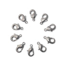 10mm Black Gold plated Shiny Lobster Clasp Set of 10 - The Bead Traders