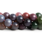 10mm Mongolian Agate Plain Rounds 15 inch 38 beads - The Bead Traders