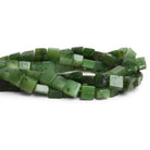 10mm Nephrite Jade Plain Rectangles 16 inch 37 beads - The Bead Traders