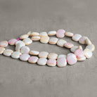 10mm Queen Conch Shell Squares 16 inch 40 beads - The Bead Traders