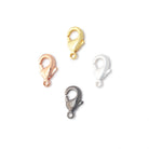 10mm Rose Gold plated Shiny Lobster Clasp Set of 10 - The Bead Traders