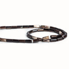 10x5mm Brown Shell Tubes 16 inch 40 beads - The Bead Traders