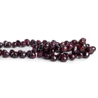10x6mm Garnet Plain Teardrops 12 inch 63 beads - The Bead Traders
