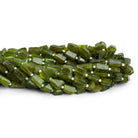 10x6mm Idocrase Faceted Nuggets 12 inch 31 beads - The Bead Traders