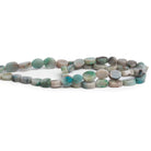 10x7mm Azurite Plain Ovals 15 inch 40 beads - The Bead Traders