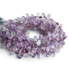10x7mm Cape Amethyst Top - Drilled Ovals 16 inch 90 beads - The Bead Traders