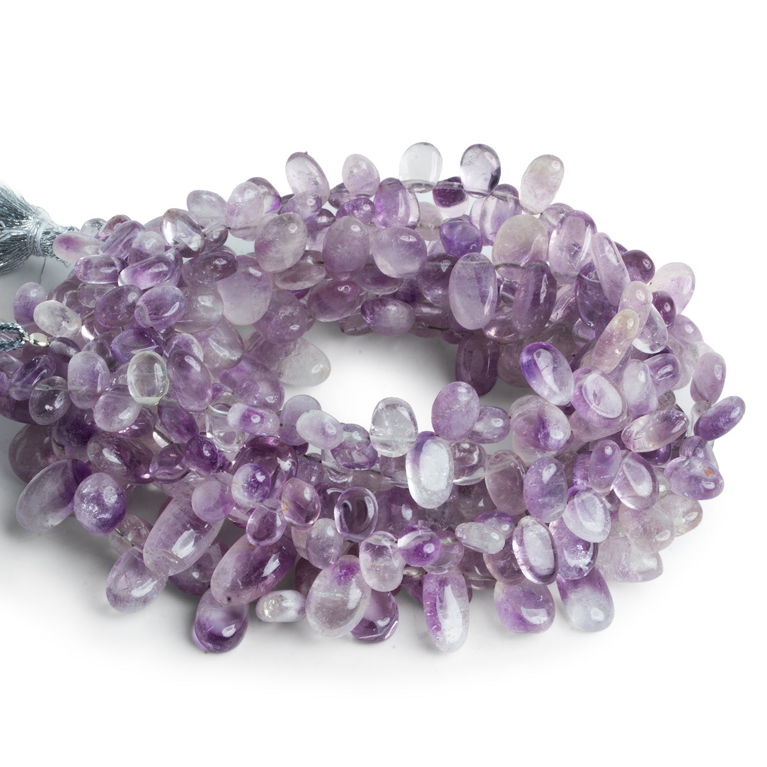 10x7mm Cape Amethyst Top - Drilled Ovals 16 inch 90 beads - The Bead Traders