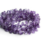10x7mm Cape Amethyst Top - Drilled Ovals 16 inch 95 beads - The Bead Traders
