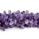 10x7mm Cape Amethyst Top - Drilled Ovals 16 inch 95 beads - The Bead Traders