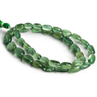 10x7mm Green Apatite Plain Ovals 15 inch 36 beads - The Bead Traders