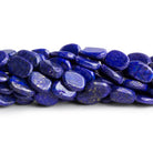 10x7mm Lapis Lazuli Handcut Ovals 12 inch 27 beads - The Bead Traders