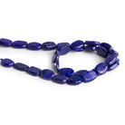 10x7mm Lapis Lazuli Handcut Ovals 12 inch 27 beads - The Bead Traders