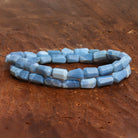 10x7mm Owyhee Denim Opal Faceted Nuggets 16 inch 38 beads - The Bead Traders