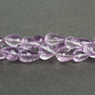 10x7mm Pink Amethyst Faceted Teardrops 8 inch 20 beads - The Bead Traders