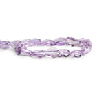 10x7mm Pink Amethyst Plain Pears 12 inch 30 beads - The Bead Traders