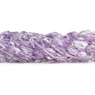 10x7mm Pink Amethyst Plain Pears 12 inch 30 beads - The Bead Traders