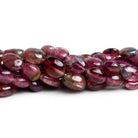 10x7mm Pink Tourmaline Plain Ovals 14 inch 40 beads - The Bead Traders