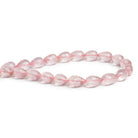 10x7mm Rose Quartz Faceted Teardrops 7.5 inch 18 beads - The Bead Traders