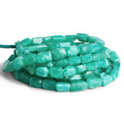 10x8mm Amazonite Faceted Nuggets 16 inch 36 beads - The Bead Traders