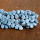 10x8mm Denim Opal Plain Pears 8.5 inch 45 beads - The Bead Traders