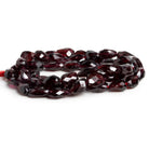 10x8mm Garnet Faceted Nuggets 19 inch 46 beads - The Bead Traders