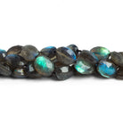 10x8mm Labradorite Faceted Ovals 8 inch 18 beads - The Bead Traders