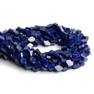 10x8mm Lapis Lazuli Handcut Diamond Marquises 12 inch 33 beads - The Bead Traders