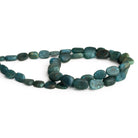 10x8mm Matte Apatite Nuggets 17 inch 38 beads - The Bead Traders