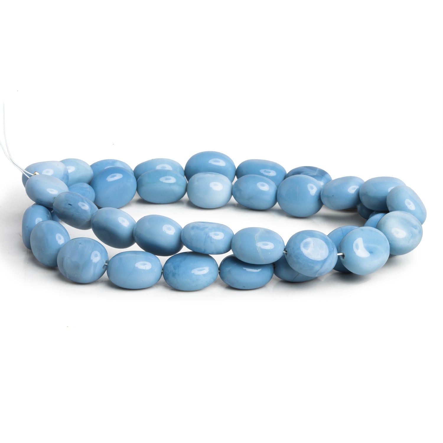 10x9mm Owyhee Opal Plain Ovals 14 inch 31 beads - The Bead Traders