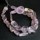 11 - 22mm Kunzite Plain Nuggets 17 inch 22 beads - The Bead Traders