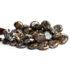 11 - 23mm Ochre Agate Plain Hearts 8.5 inch 42 beads - The Bead Traders