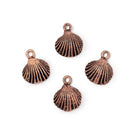 11mm Seashell Pendant Charm Set of 4 pieces - The Bead Traders