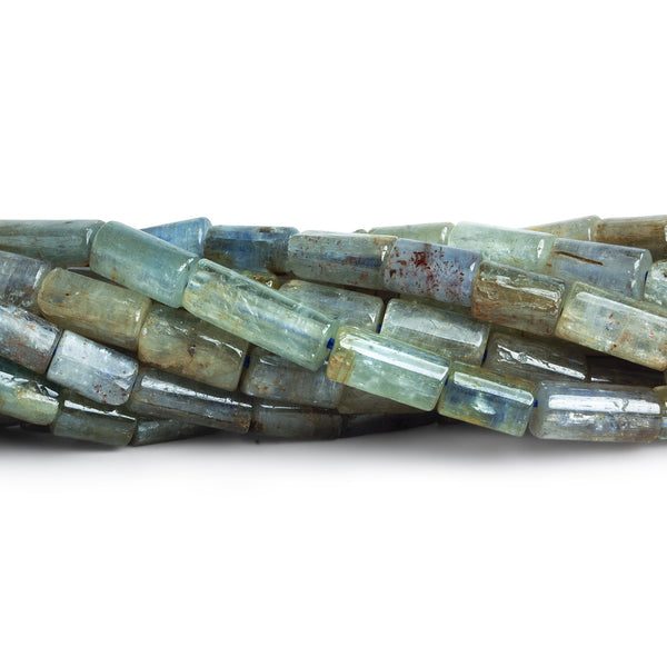 11x6mm Kyanite Tubes 14 inch 34 beads