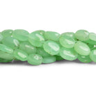 11x7mm Chrysoprase Plain Ovals 15 inch 43 beads - The Bead Traders