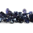 11x7mm Iolite Plain Pears 8 inch 47 beads - The Bead Traders