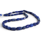 11x7mm Lapis Lazuli Cornerless Rectangles 16 inch 31 beads - The Bead Traders
