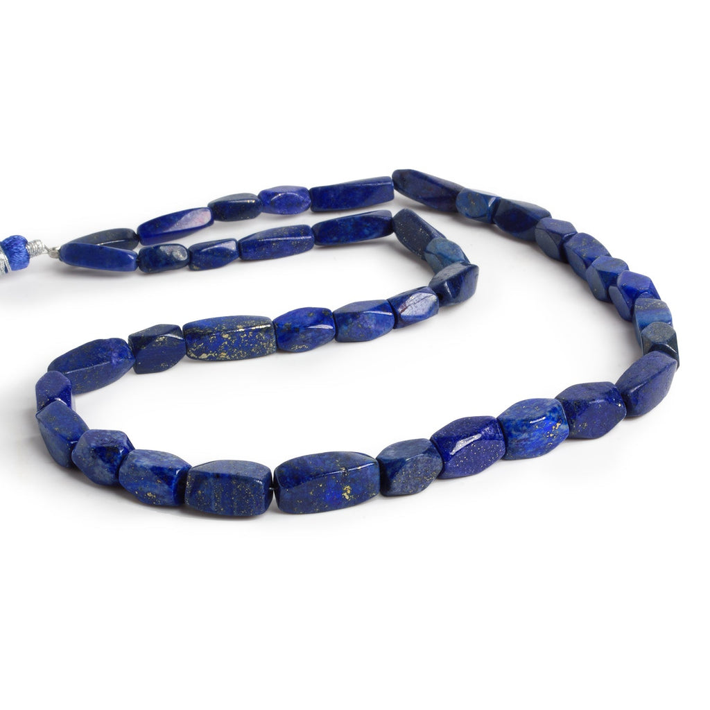 11x7mm Lapis Lazuli Cornerless Rectangles 16 inch 31 beads - The Bead Traders