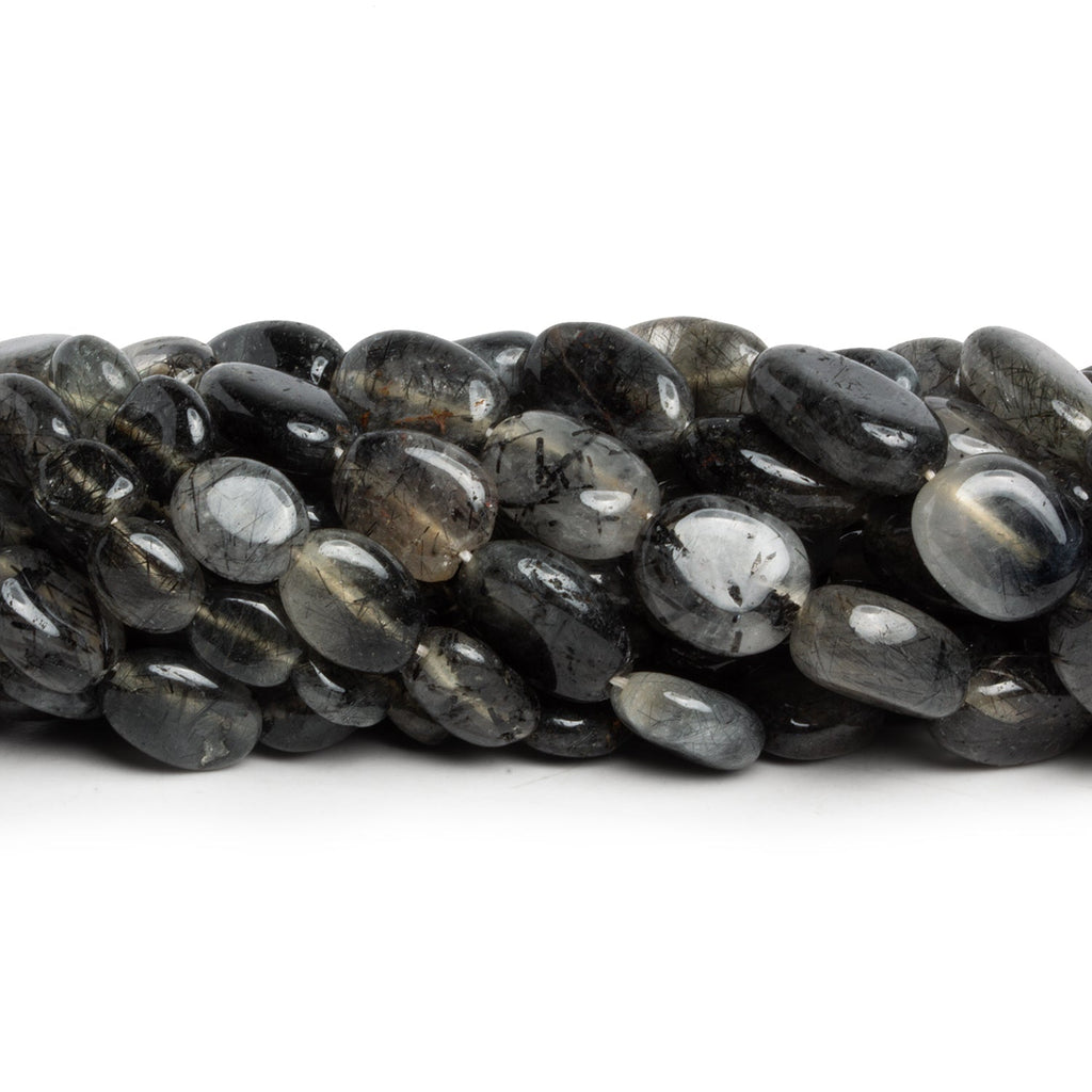Tourmalinated Quartz Beads