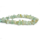 11x8mm Aquamarine Natural Crystals 7.5 inch 47 beads - The Bead Traders
