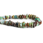 11x8mm Chrysoprase Plain Chips 7.5 inch 33 beads - The Bead Traders