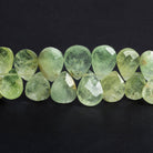 11x8mm Grossular Garnet Faceted Pear 6 inch 37 beads - The Bead Traders