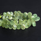 11x8mm Grossular Garnet Faceted Pear 6 inch 37 beads - The Bead Traders