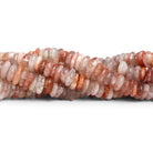 11x8mm Sunstone Long Chips 7.5 inch 60 beads - The Bead Traders