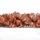 11x8mm Sunstone Natural Crystals 15 inch 75 beads - The Bead Traders